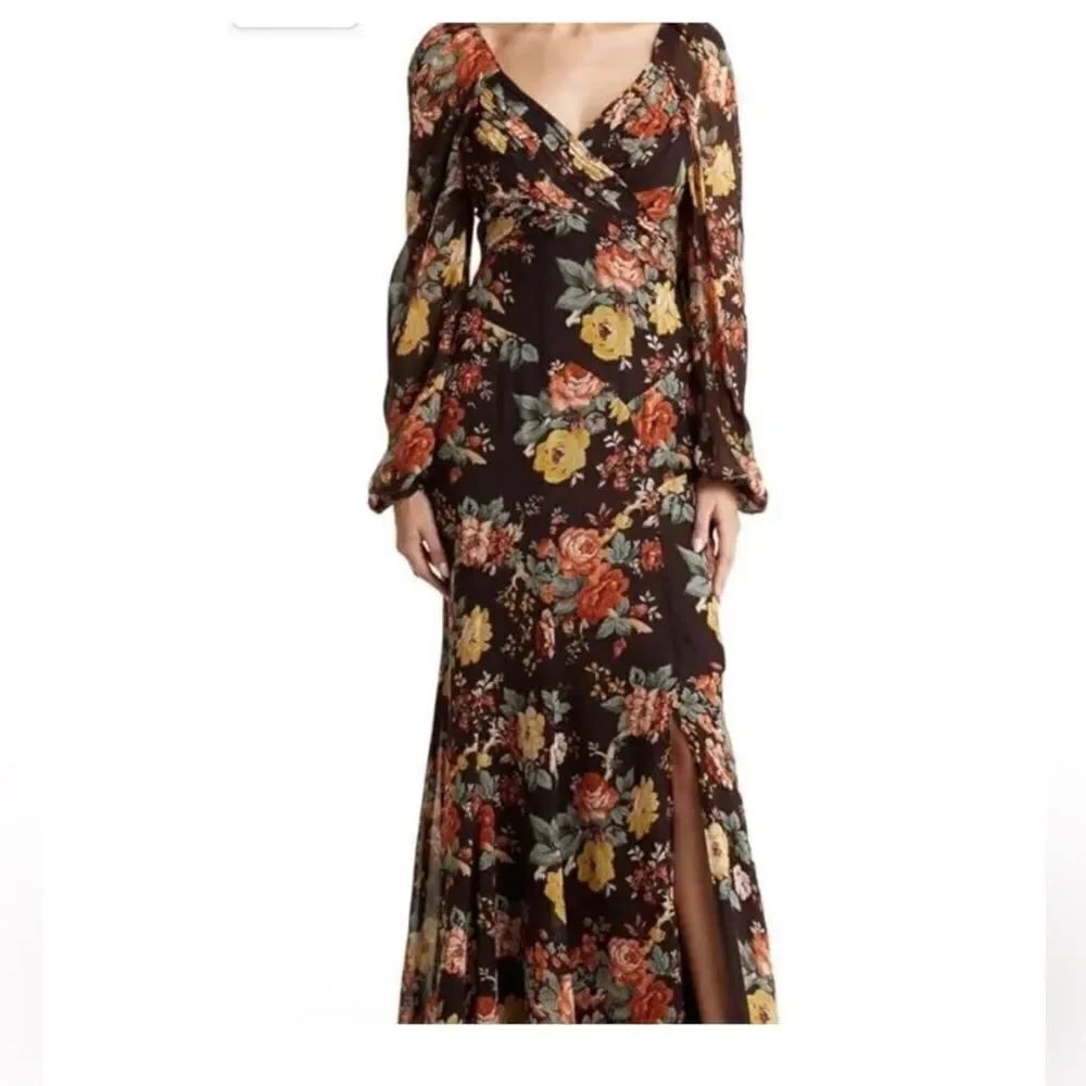 Veronica Beard Avani silk maxi dress size 2 NWT